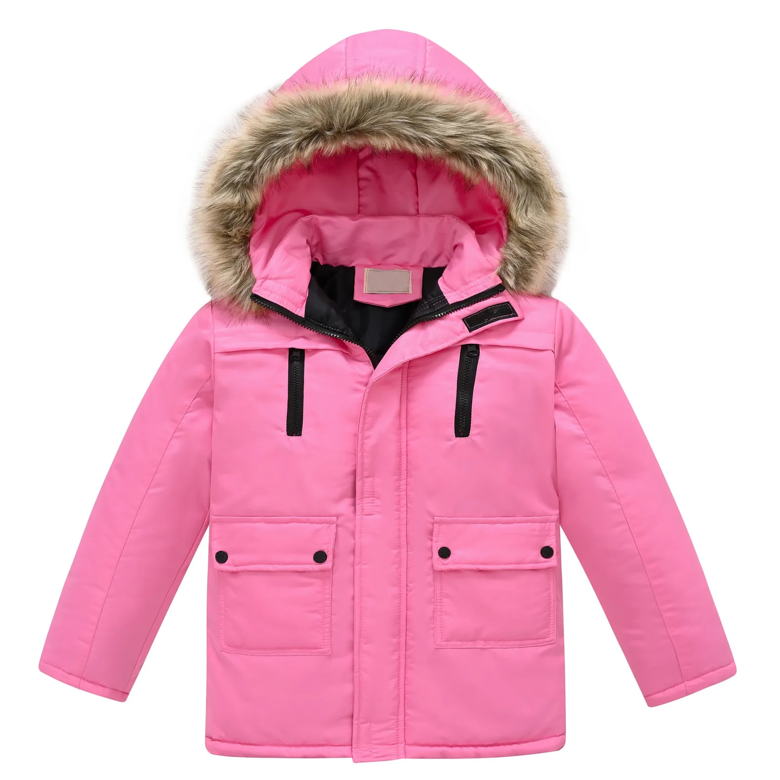 

Toddler Baby Kids Girls Winter Soft Coats Thick Warm Hooded Windproof Coat Outfits for Juniors Girls 3 6 Month Girl Clothes