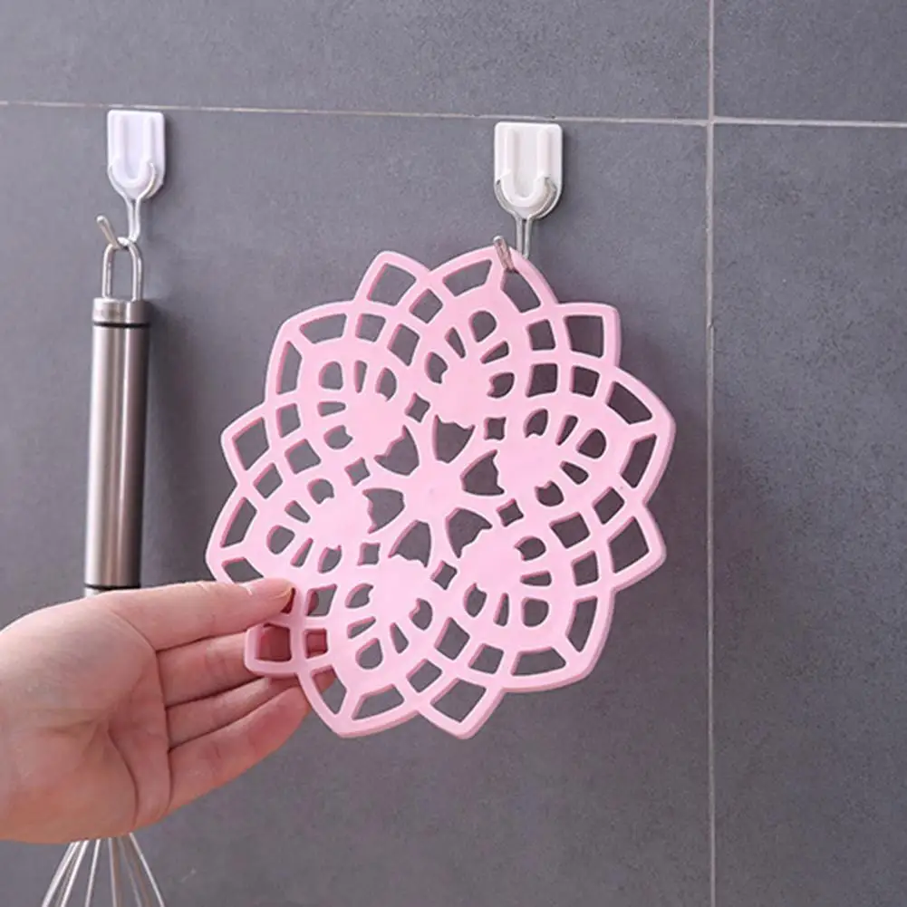 4 цвета подставка для чашки утолщенный ажурный дизайнерский коврик резиновый