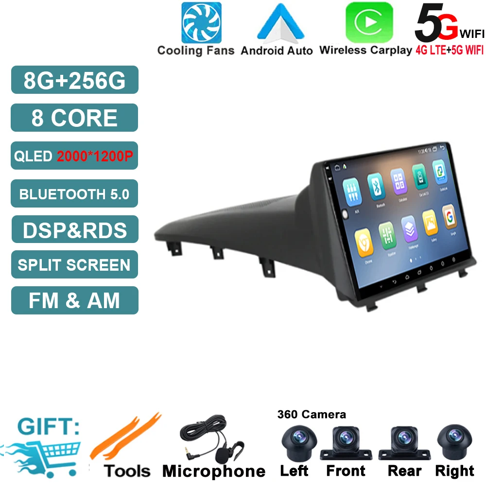 

Авторадио Android 16 для Opel Antara 2006-2017 Автомобильный радиоприемник Мультимедийный видеоплеер GPS-навигация Трек Carplay