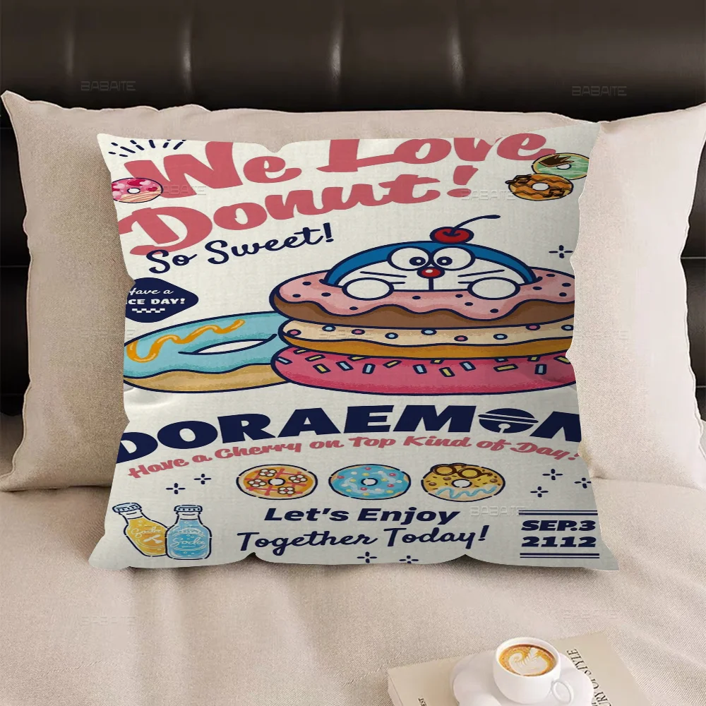 Наволочка Doraemon для спальни и гостиной дивана декоративная наволочка