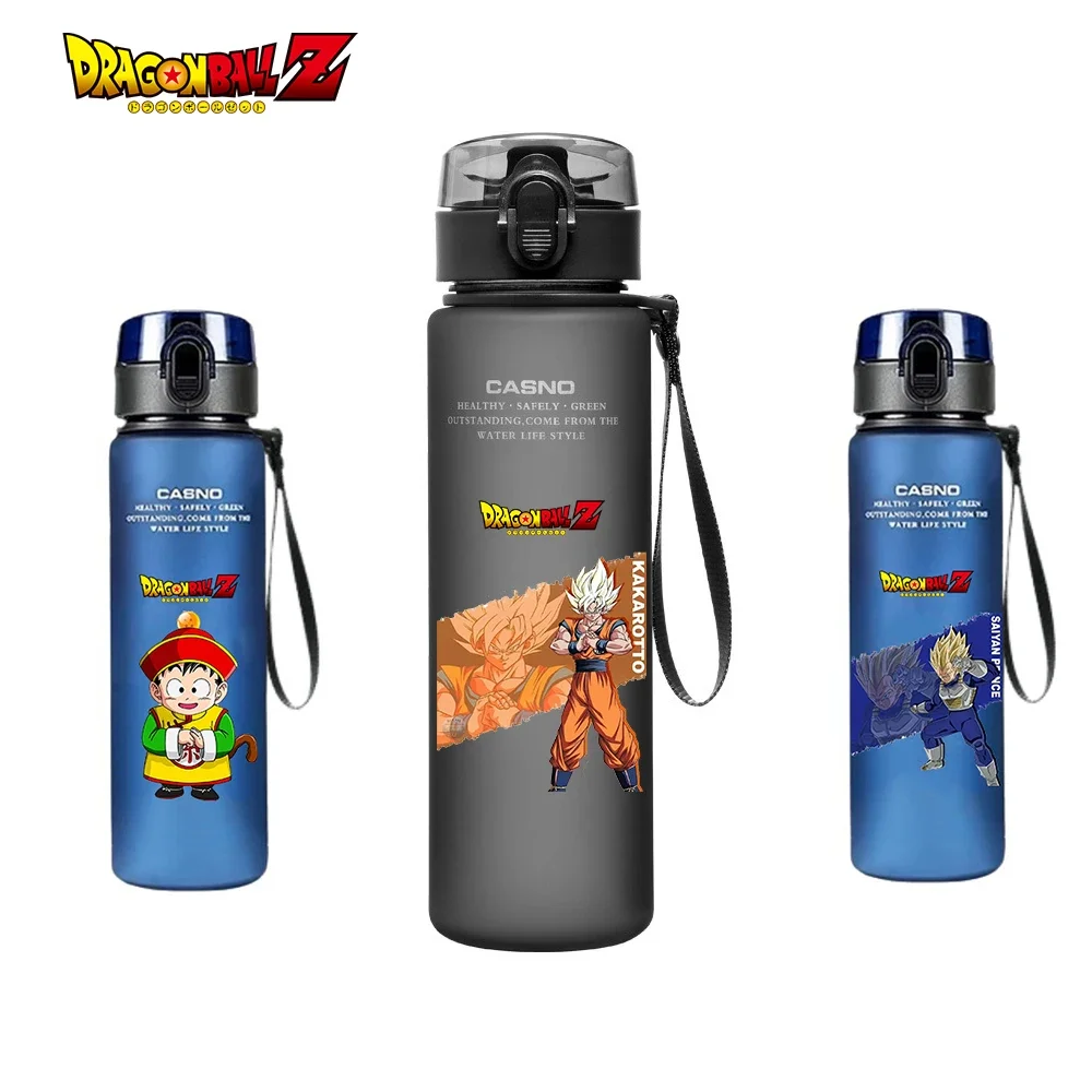 560 мл Dragon бутылка для воды с мячом Son Goku Super Saiyan большая емкость Питьевая чашка