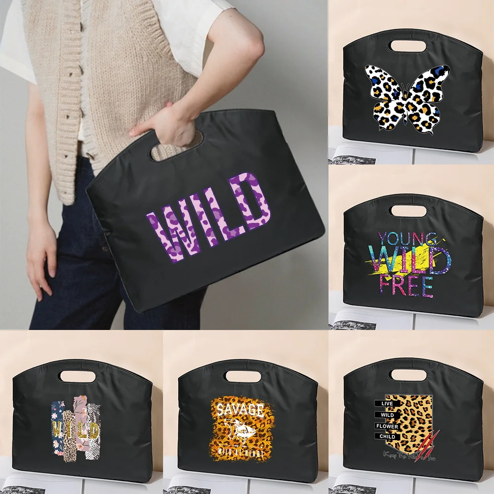 2022 Fashion Briefcase Laptop Protection Case Unisex Astronaut Wild Printed Handbag Business Document File Conference Tablet Bag
