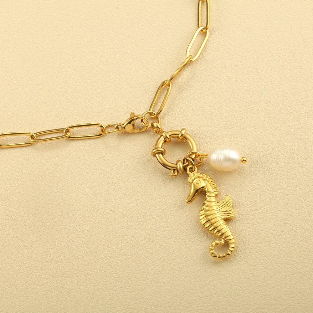 Женская цепочка на шею из нержавеющей стали 2 шт.