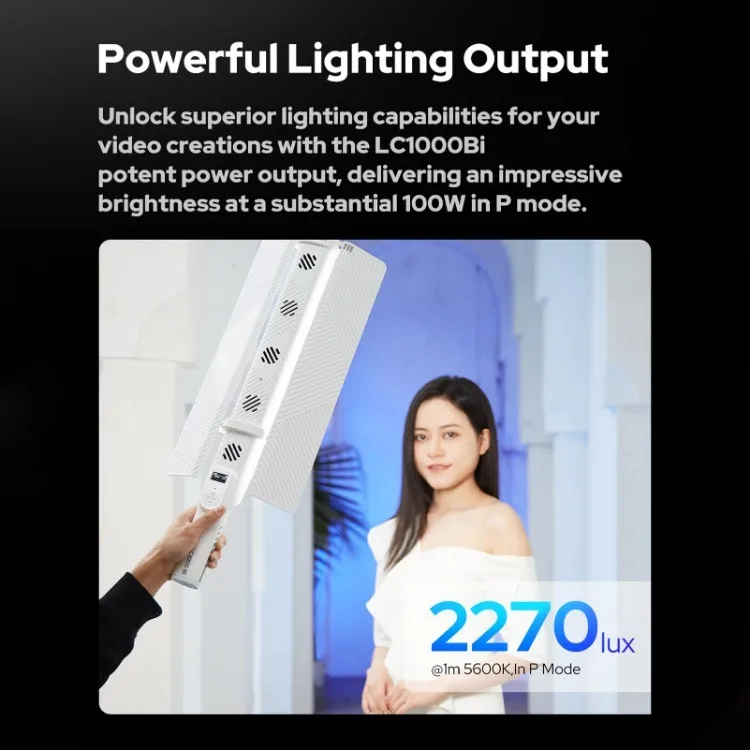 Ручной телефон LC1000Bi с яркостью 100 Вт устройство для управления фотографиями