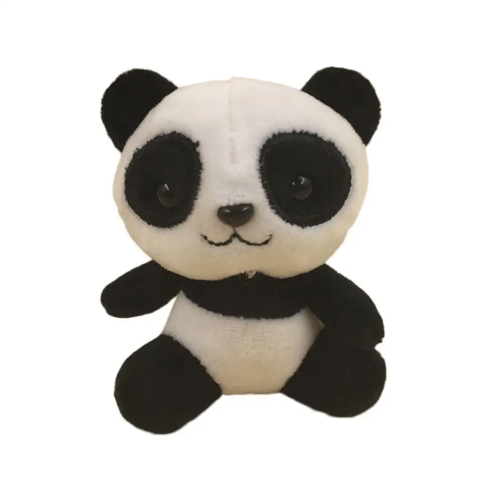 

Мини панда милая плюшевая игрушка имитация панды плюшевая Мягкая кукла школьная сумка подвесная игрушка брелок украшение для дома и стола