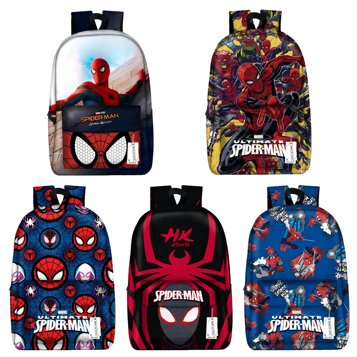 

Disney Spider Man Backpack Children Cartoon Captain America Kindergarten School Bag for Boys Anit-lost Infantil Schoolbag Gift