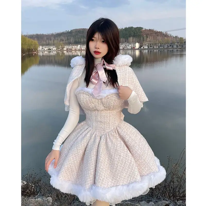 Корейский стиль Kawaii Новый комплект из 3 предметов для женщин ретро лоскутное