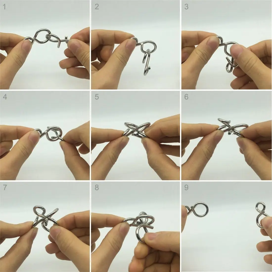 24 шт./набор металлические головоломки