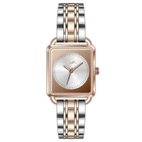 women fashion square watches womens simplicity casual quartz stainless steel band watch analog wrist watch gift montre femme