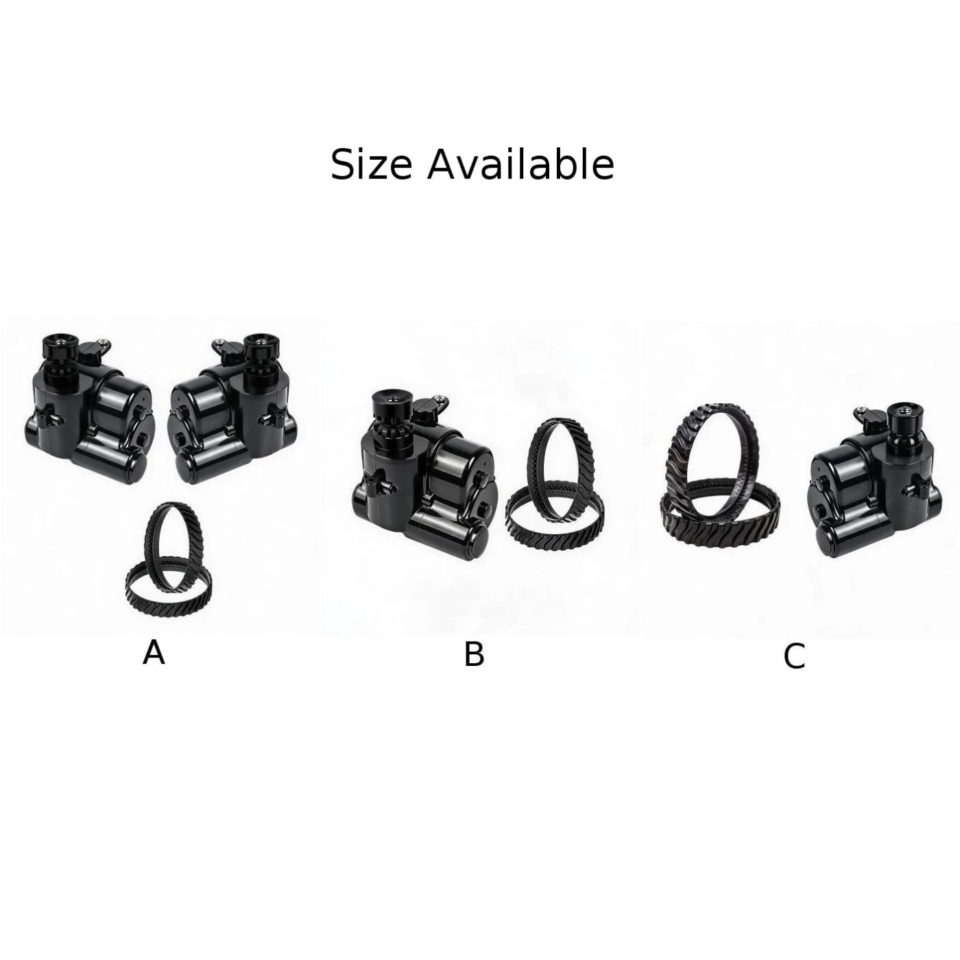 Фото Комплект для ремонта (3 шт.): R0524700, R0524800, R0526100 для Zodiac Baracuda, MX8, MX8EL Elite – Набор запасных частей для очистителя бассейнов №1