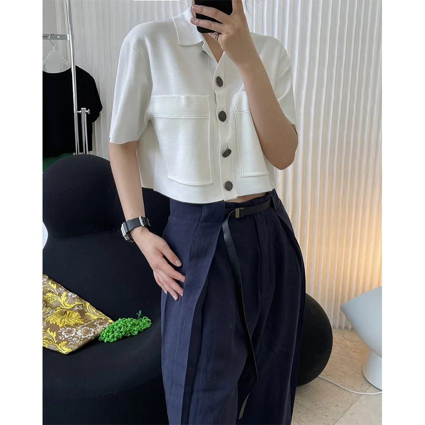 summer new short-sleeved loose top for pregnant women Black