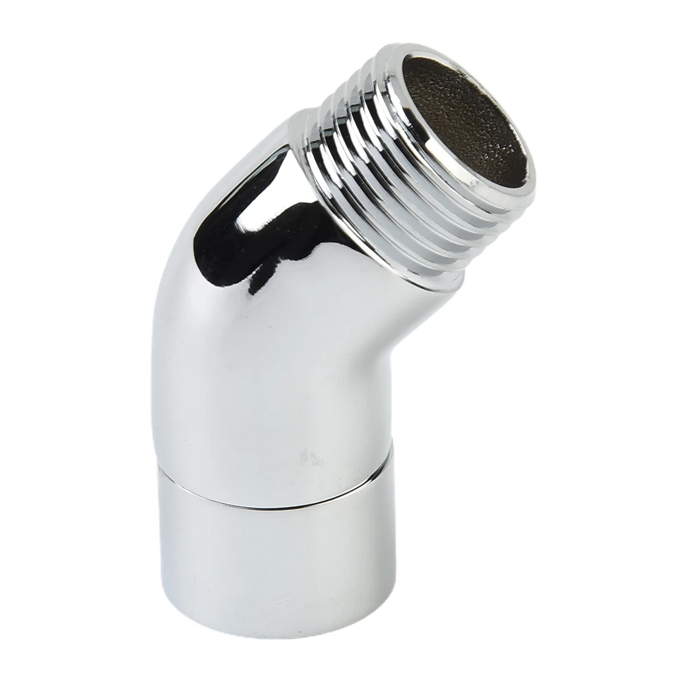 

Shower Elbow Adapter Shower Connector Hand Shower Top Spray Elbow Chrome Angle Female Thread And Male Thread Bathroom Accessorie