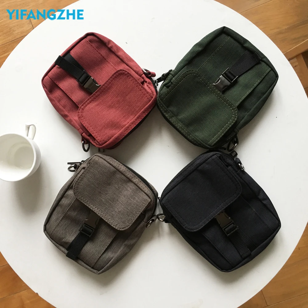 

YIFANGZHE Small Crossbody Bag for Men Women, Premium Nylon Mini Messenger Bag for Cell Phone Travel Outdoor Hiking Pouch