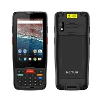 netum portable pda android termina wifi handheld 2d barcode scanner touch screen android terminal device with wifi 4g gps