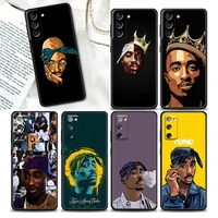 phone case for samsung galaxy s22 s7 s8 s9 s10e s21 s20 fe plus ultra 5g soft silicone case cover enoda rapper 2pac tupac