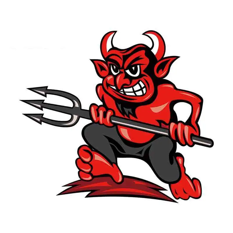 

Креативные креативные граффити-наклейки с красным дьяволом, индивидуальные мотоциклетные автомобильные наклейки для Mercedes Toyota, украшение д...