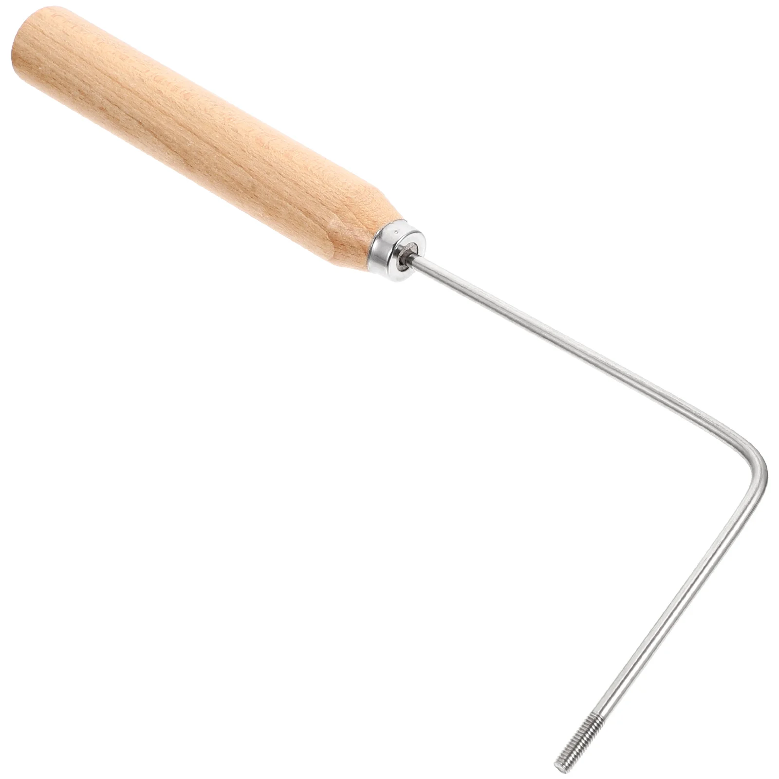 

Handle Rosette Maker Cookie Bunelos Wooden Single Iron Frying Timbale Set Kit Mould Waffle Tool