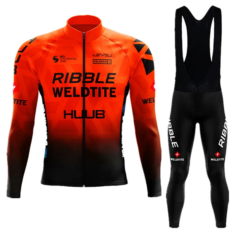 

2023 HUUB Long Sleeve Pro Cycling Jersey Set Spring MTB Bike Wear Clothes Bicycle Clothing Ropa Maillot Ciclismo Cycling Set