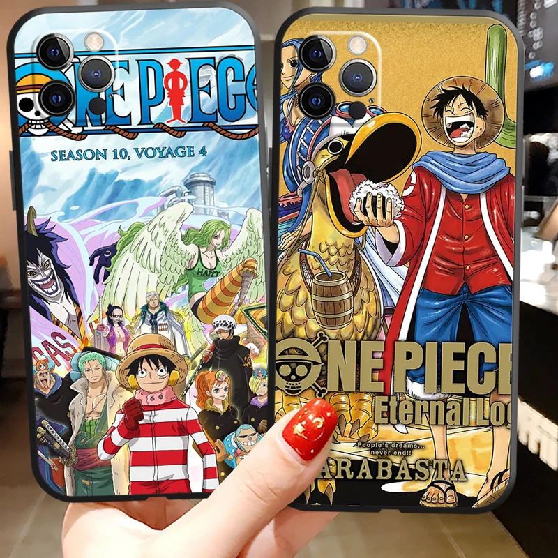 

One Piece Bandai Anime Phone Cases For iPhone 11 12 Pro MAX 6S 7 8 Plus XS MAX 12 13 Mini X XR SE 2020 Coque Carcasa Funda
