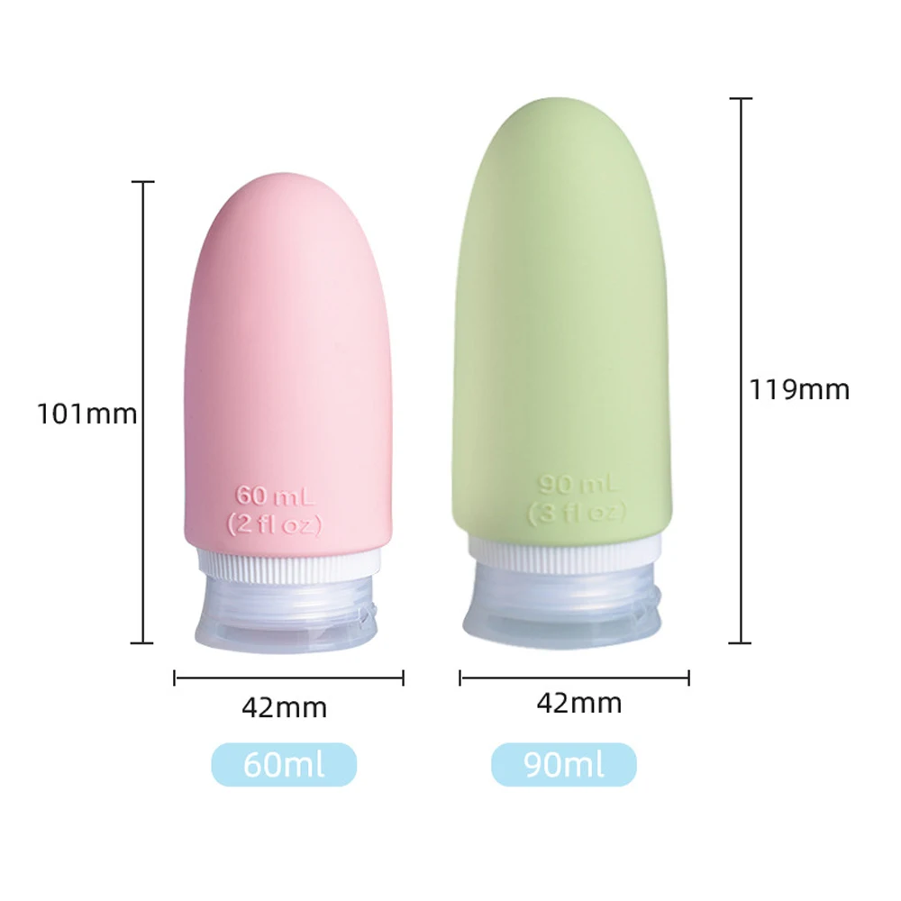 Силиконовая дорожная бутылка Переносная многоразовая Контейнер для лосьона
