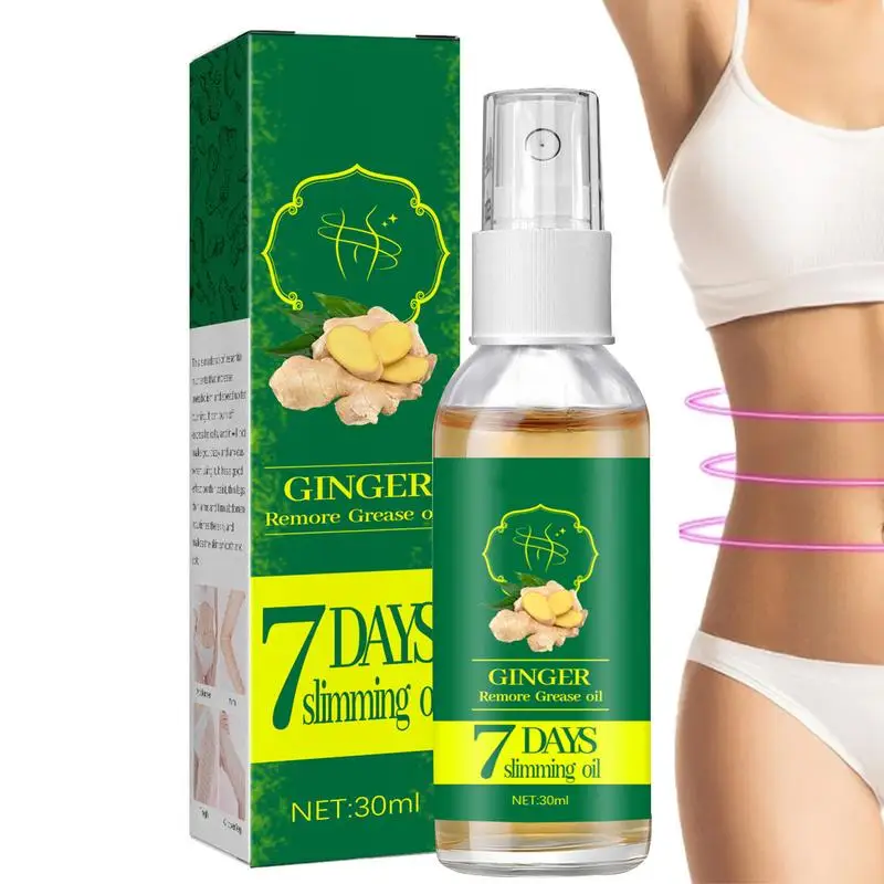 

Спрей для коррекции фигуры, массажное масло имбиря для похудения и живота, средство для удаления целлюлита, удаление тона растяжек