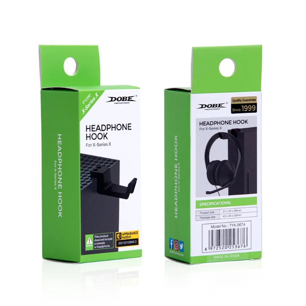 

Simple Side Hanger Headphone Stand for Xbox Series X Console Hanging Bracket Headset Storage Rack Earphone Bracket