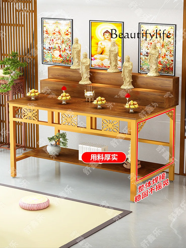 Стол для объявлений буддийского блеска Shrine God of Wealth Yezi трехслойный бытовой стол