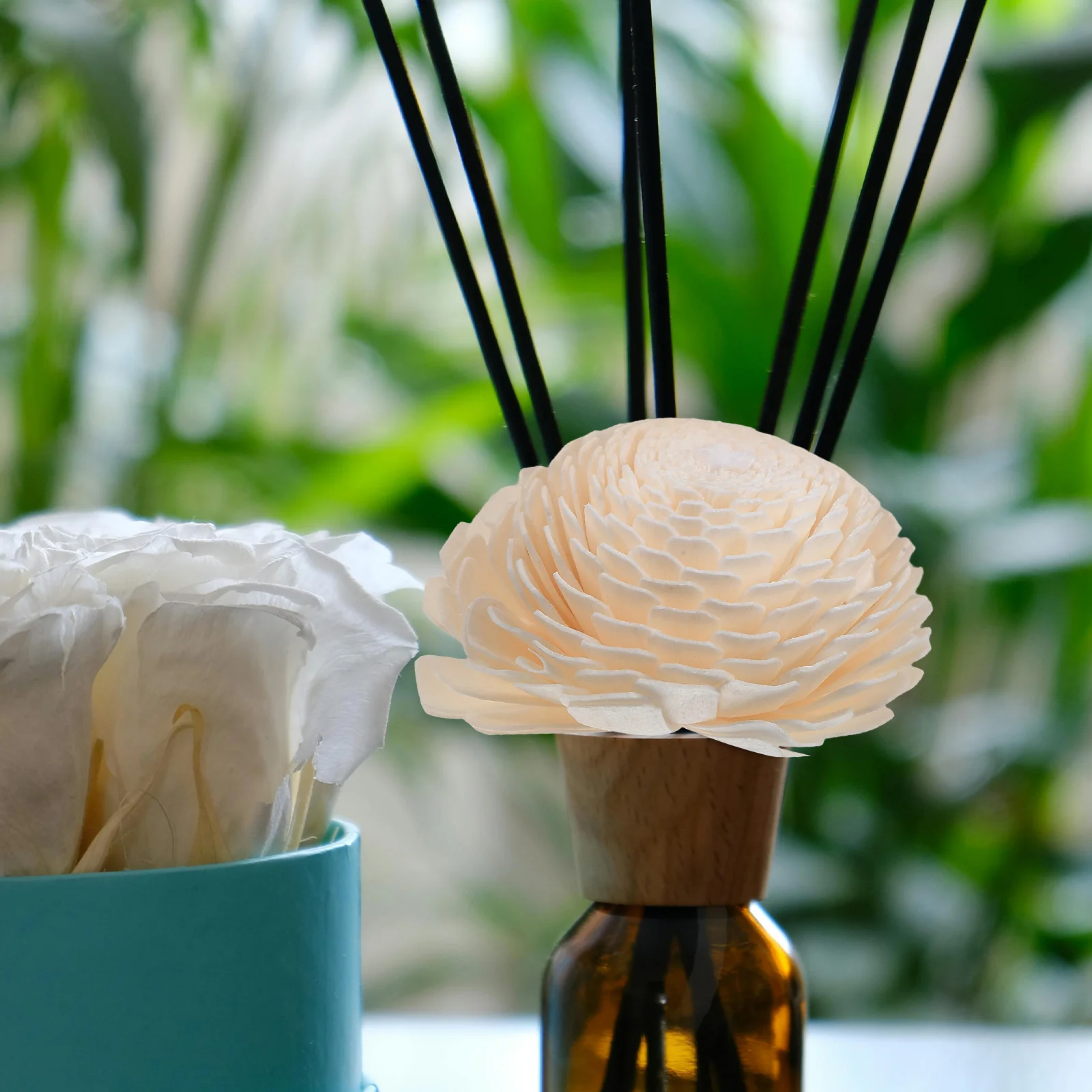 2 шт. диффузные цветочные головки свадебный аромат бутылка для ароматерапии