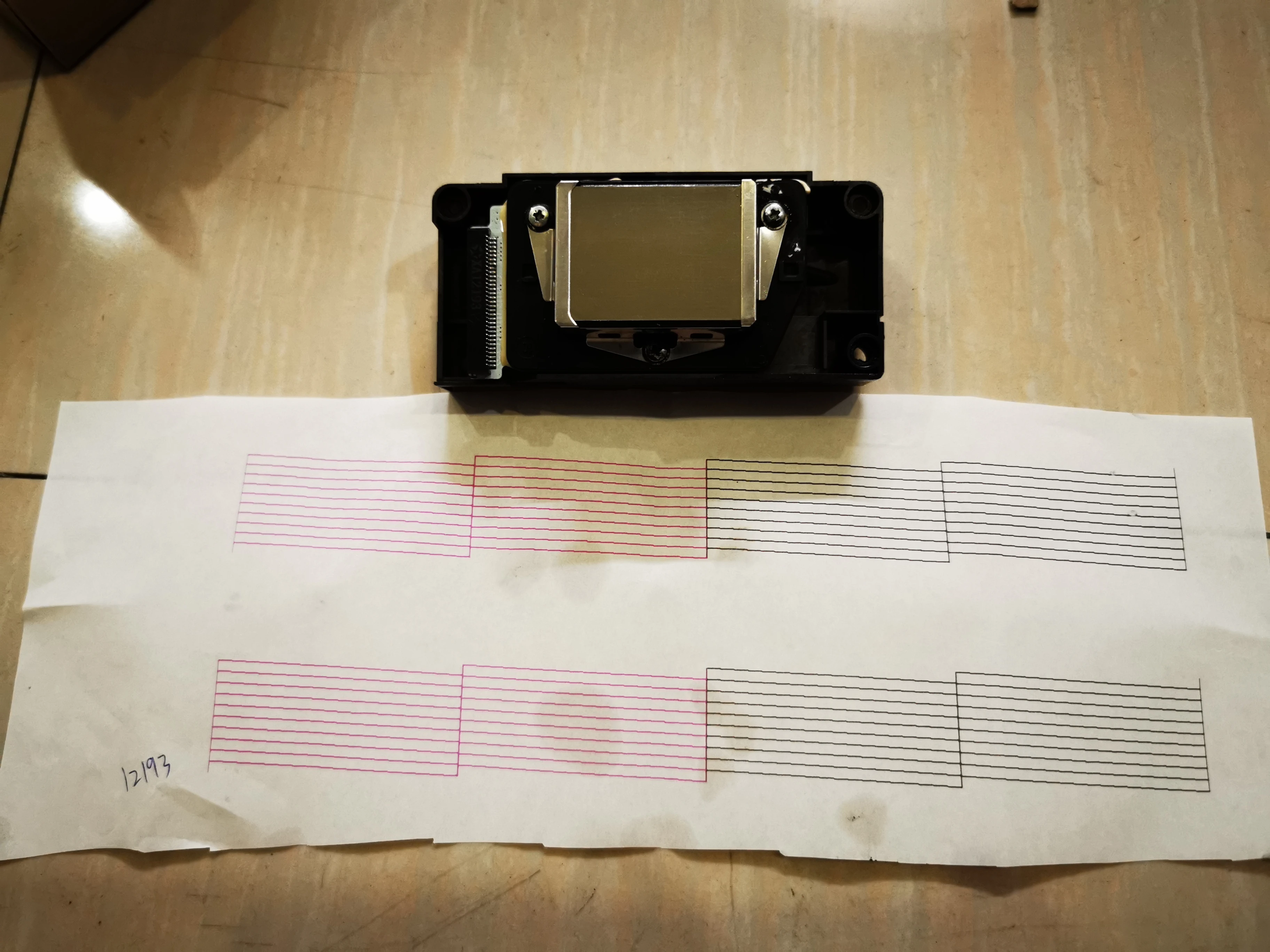Б/у печатающая головка Epson Dx5 F186000
