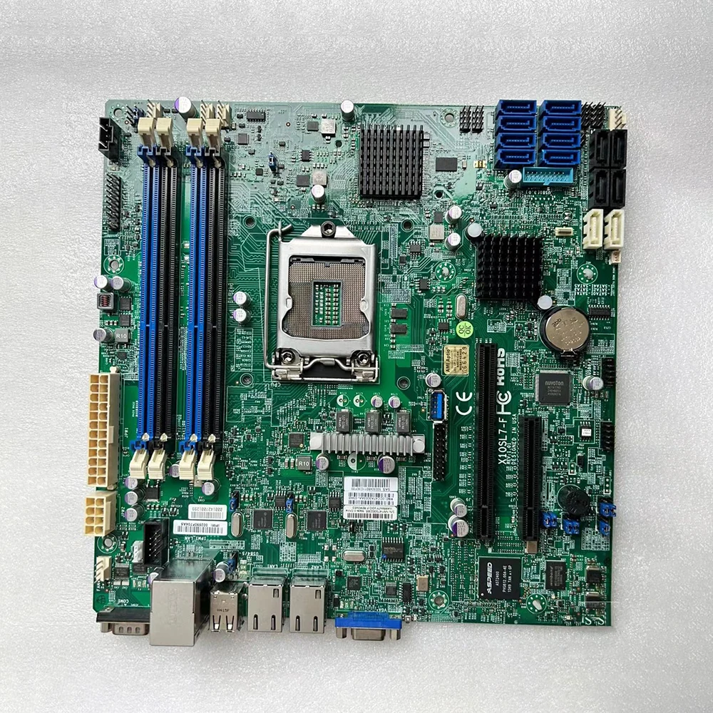 Серверная материнская плата X10SL7-F E3-1200 v3/v4 4-го поколения Core i3 DDR3 LGA1150 для Supermicro