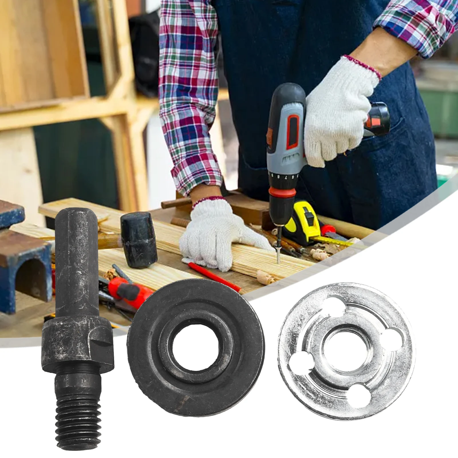 

Grinder Adapter Connecting Rod Adapter Transform Your Drill into Angle Grinder Connecting Rod Adapter Included