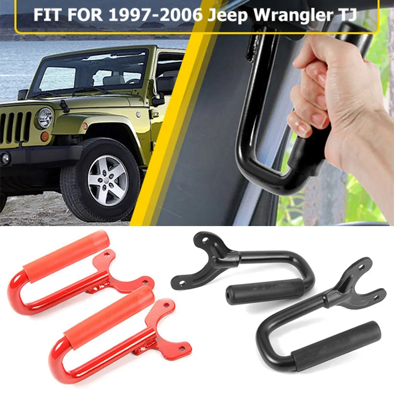 

2 шт., ручки для переднего сиденья автомобиля Jeep Wrangler TJ 1997-2006