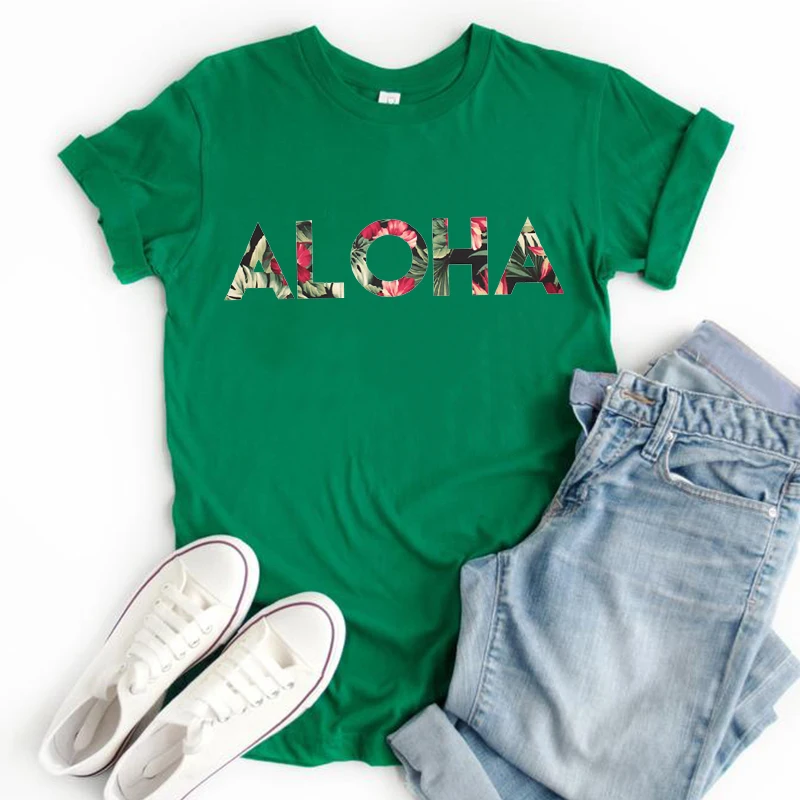 Рубашка Aloha женская с цветочным принтом летняя дорожная пляжная одежда для