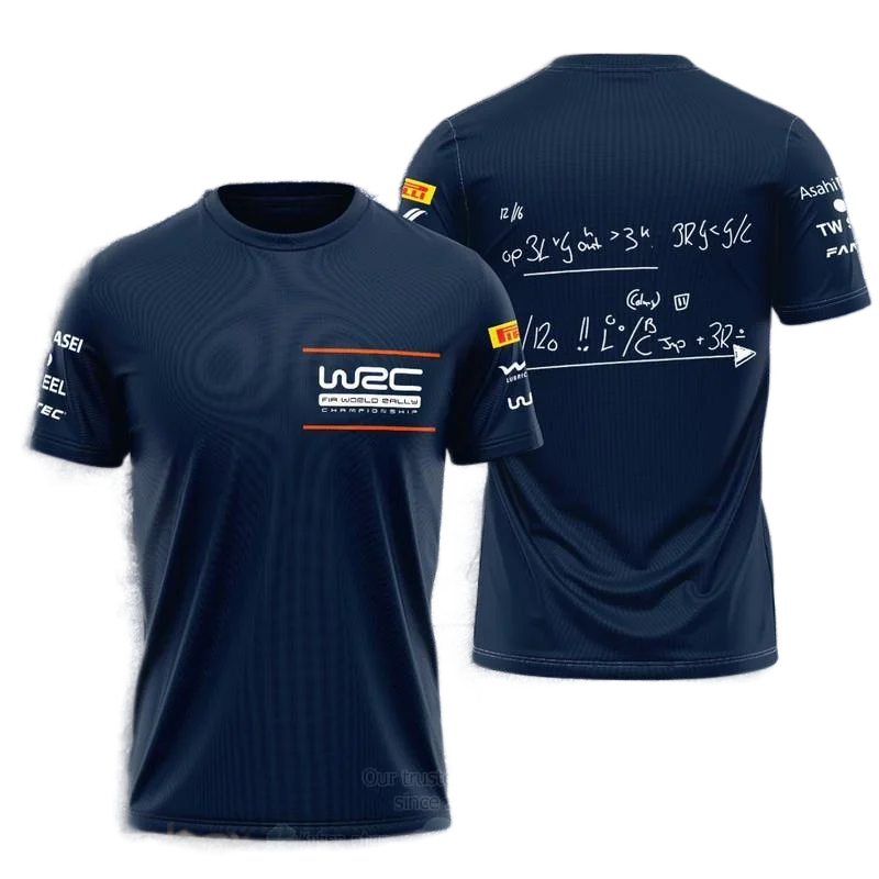 

Popular F1 Oversized Streetwear Fashion 3D Printed Motorsport Rally Crew Neck T Shirts High Quality Clothing