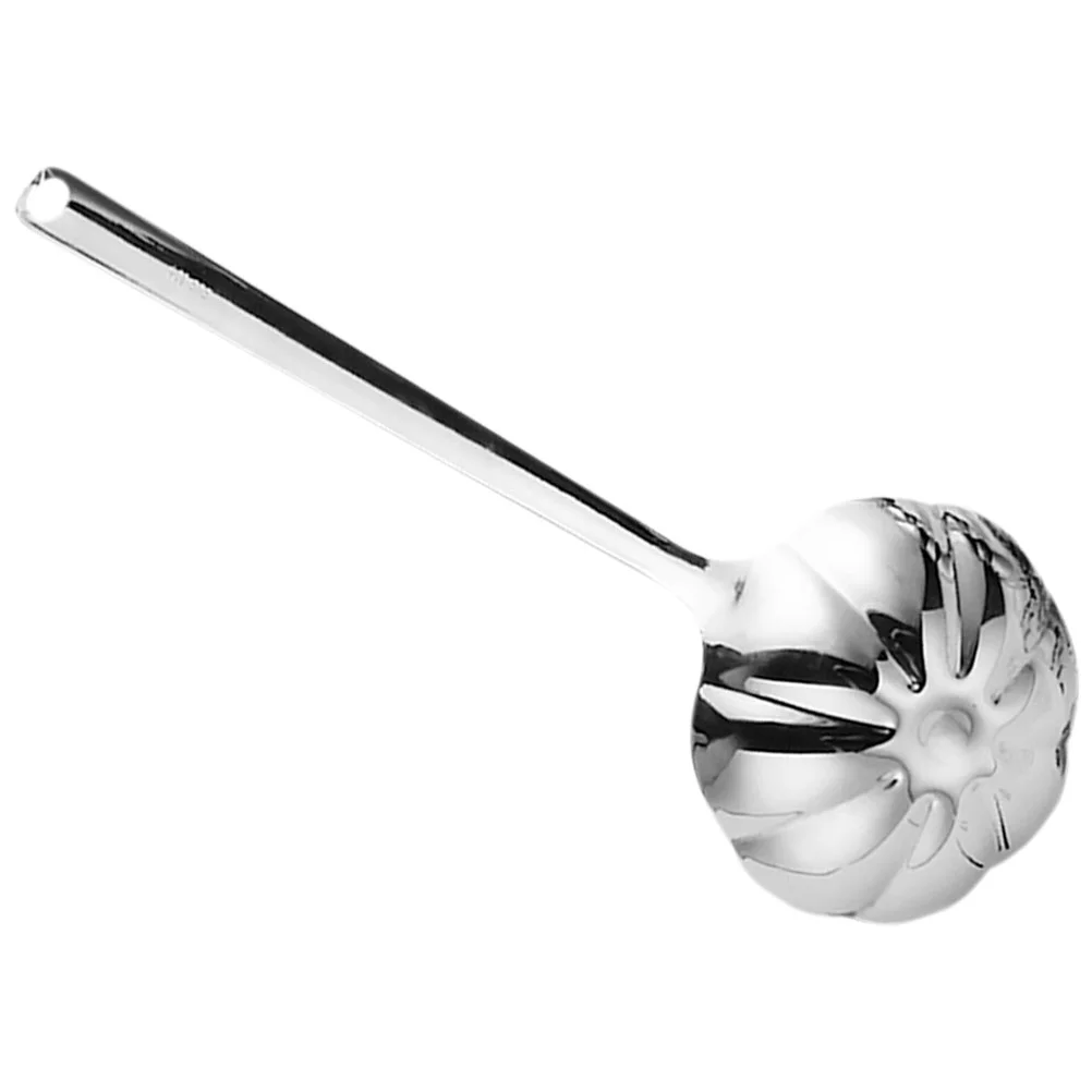 

Ladle Spoons Metal Spoon Hanging Design Automatic Pool Skimmer Slotted Spoon Poached Egg Hotpot Soup Ladle Stainless Steel Ladle