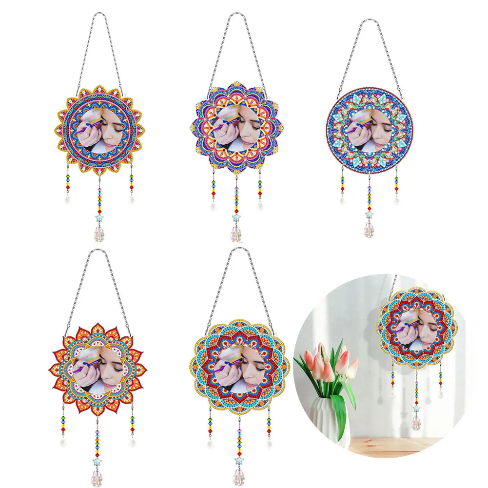 

Мозаичное зеркало для макияжа «сделай сам», акриловое зеркало особой формы с кристаллами, художественные поделки ручной работы, настенное ...