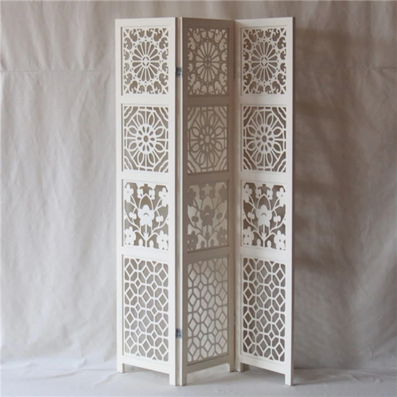 

wood framed folding screen room division decorative wooden straightening interior screen partition
