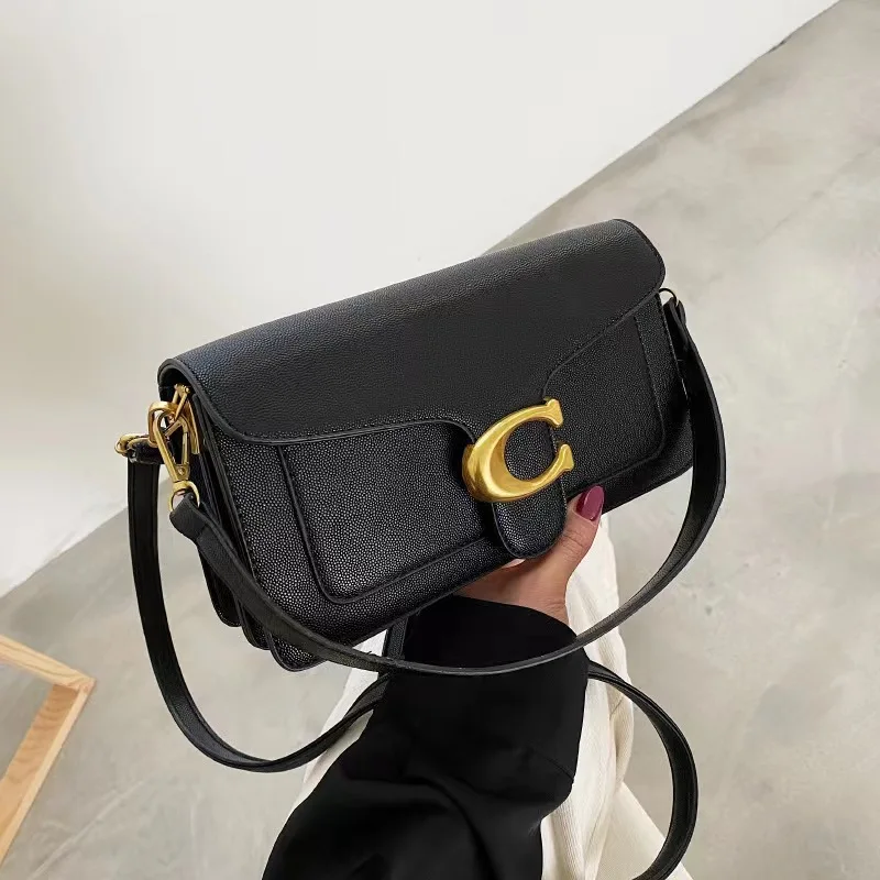Small Mass Texture Retro Small Bag New Bag Female Bag Crossbody Bag Advanced Fashion Small Square Bag