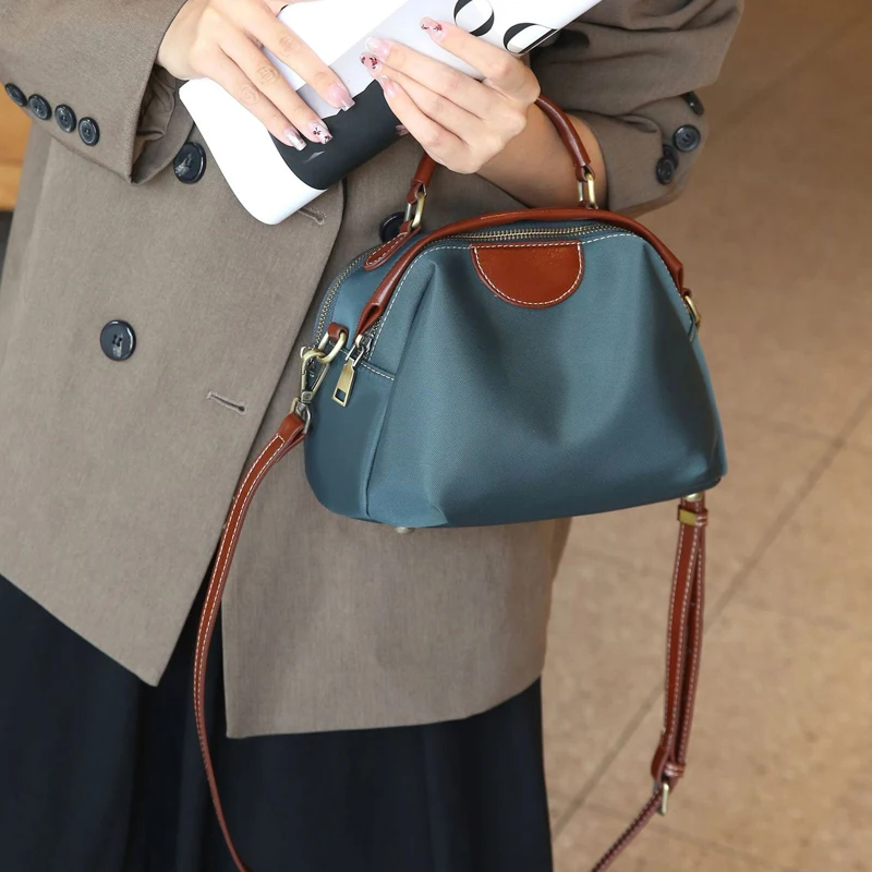 Новая Экологически чистая ткань 25*18*13 см водонепроницаемая женская сумка