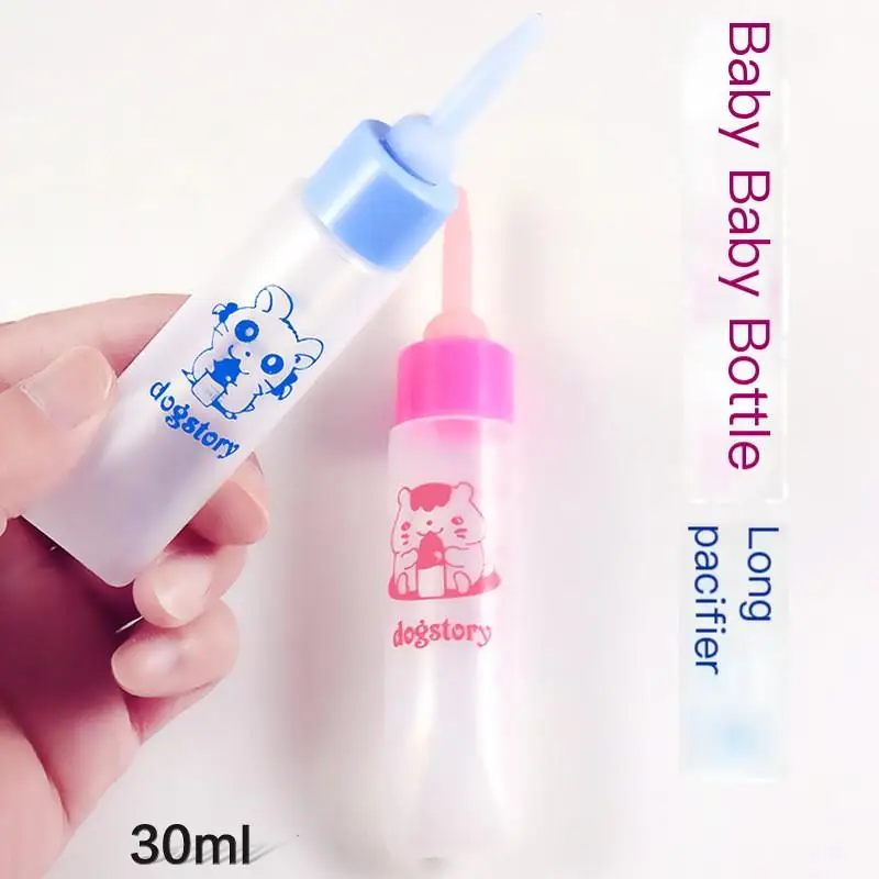 

Small Pet Bottle 30ml Hamster Feeding Nipple Bottle Portable Rabbit Water Milk Storage Bottle Newborn Baby Feeder For Pet