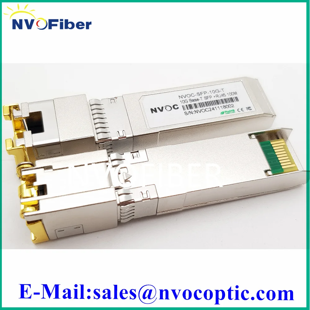10G RJ45 медный модуль SFP + 10GBase-Tx 100M Ethernet оптоволоконный совместимый с коммутатором