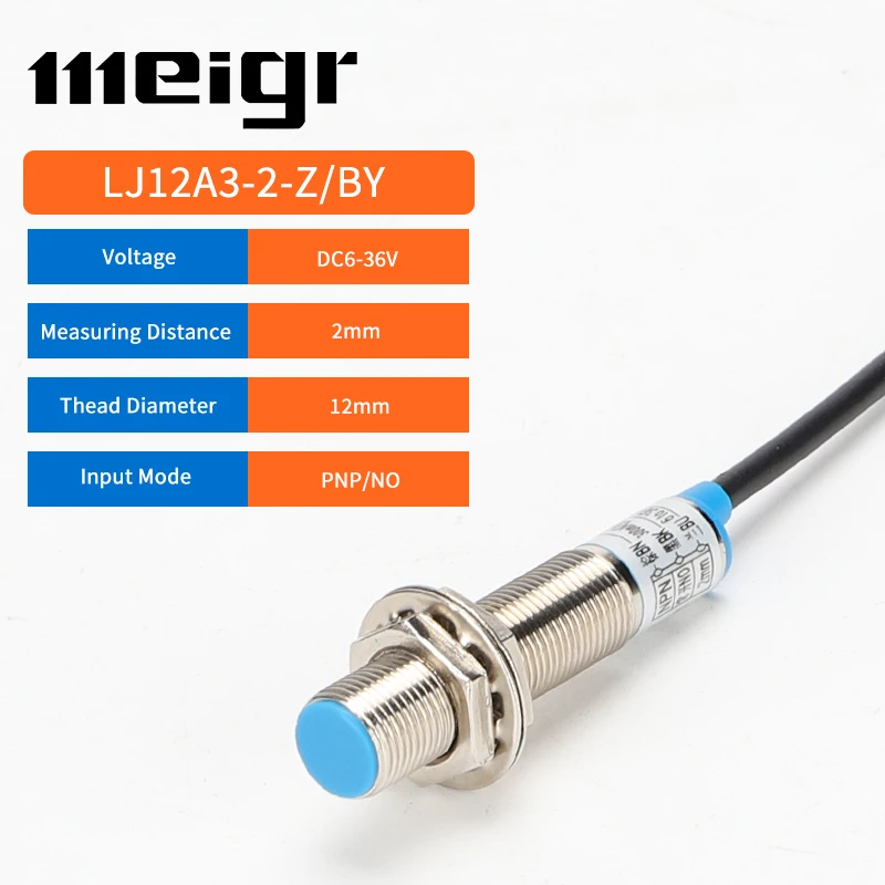

LJ12A3-4-Z/BX LJ12A3-4-Z/BY M12 индуктивный датчик приближения переключатель обнаружения NPN PNP Постоянный ток 6V 36V AC 110V 220V NO NC датчик приближения Sensor