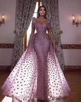 purple embroidered wedding dresses women 2022 autumn and winter new sexy short sleeve slim wrap hip banquet evening dress