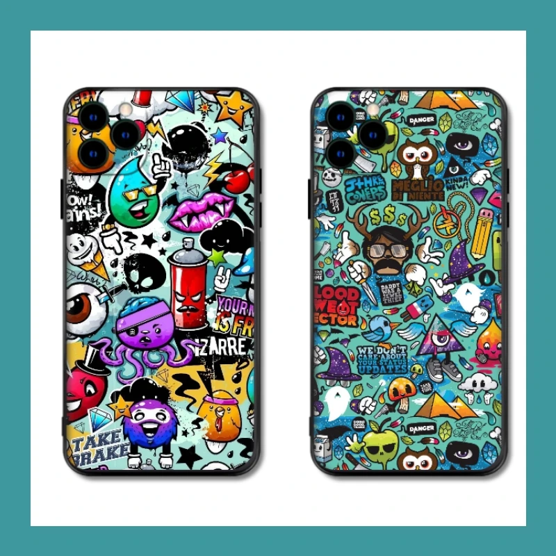

Cute Monster Soft Case For Iphone 13 12 11 Pro Max Mini 7 8 6 6s Plus Xr X Xs Max Se Phone Cover Original Cartoon Fundas Capa