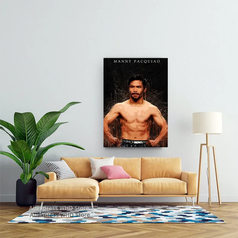 Manny Pacquiao Canvas Poster Wall Art Posters Print Decor Decorations | Painting &amp Calligraphy