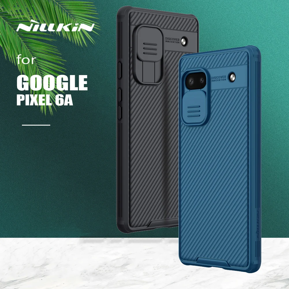 

Для Google Pixel 6A чехол Nillkin CamShield чехол слайд-камера Чехол ультратонкая задняя крышка для Google Pixel 6A чехол для объектива конфиденциальности