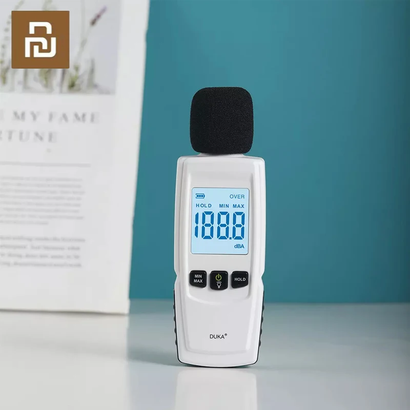 

Youpin Duka Decibel Meter High-precision FB1 Noise Detector Backlit Display Volume Detection Portable Volume Monitoring