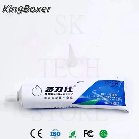 Kingboxer 100 г DX-458T светодиодный силиконовый резиновый процессор силиконовый клей смазка паста клей резиновый фиксированный водонепроницаемый