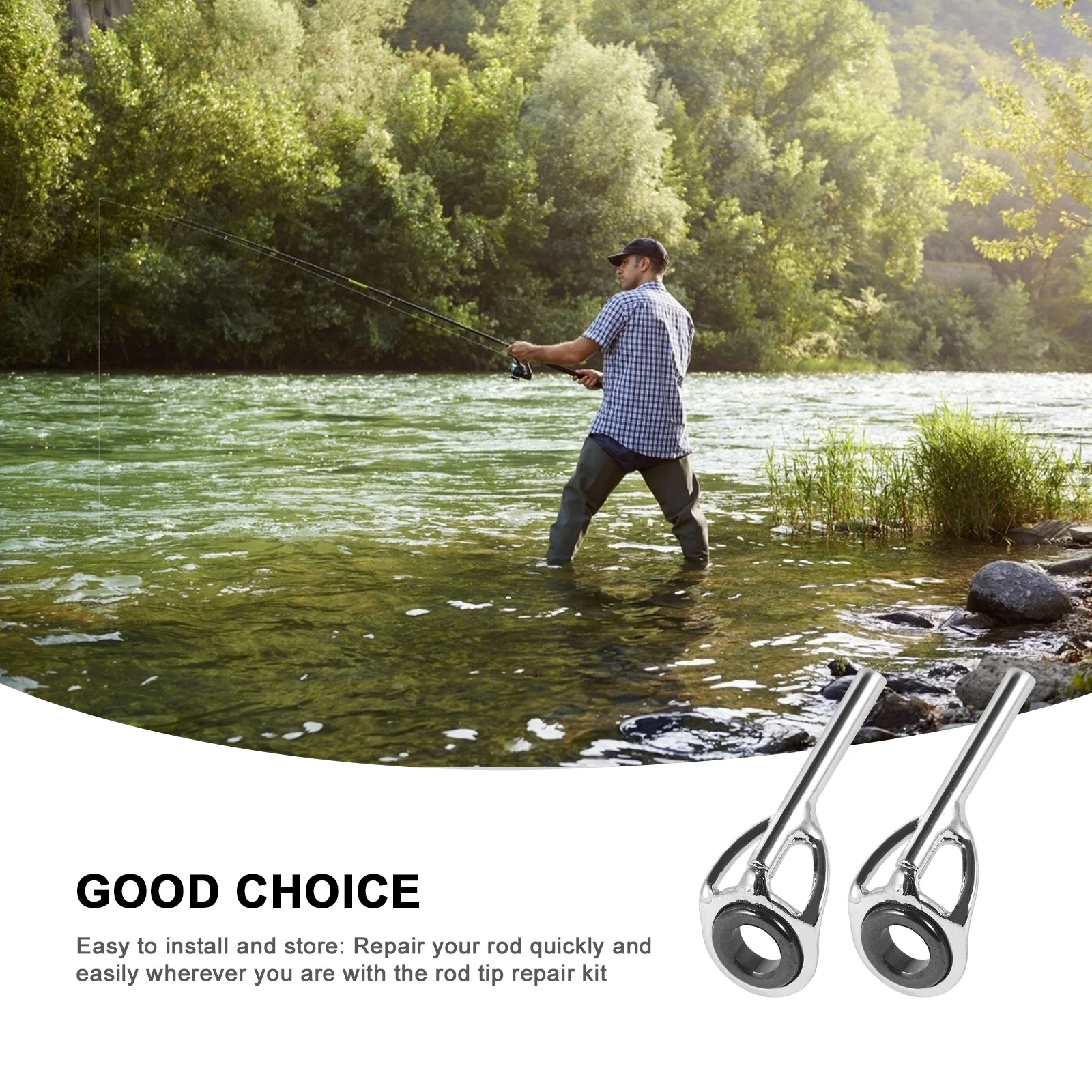 20 шт. направляющее кольцо для удочки Rocky портативный инструмент удочка гаджет