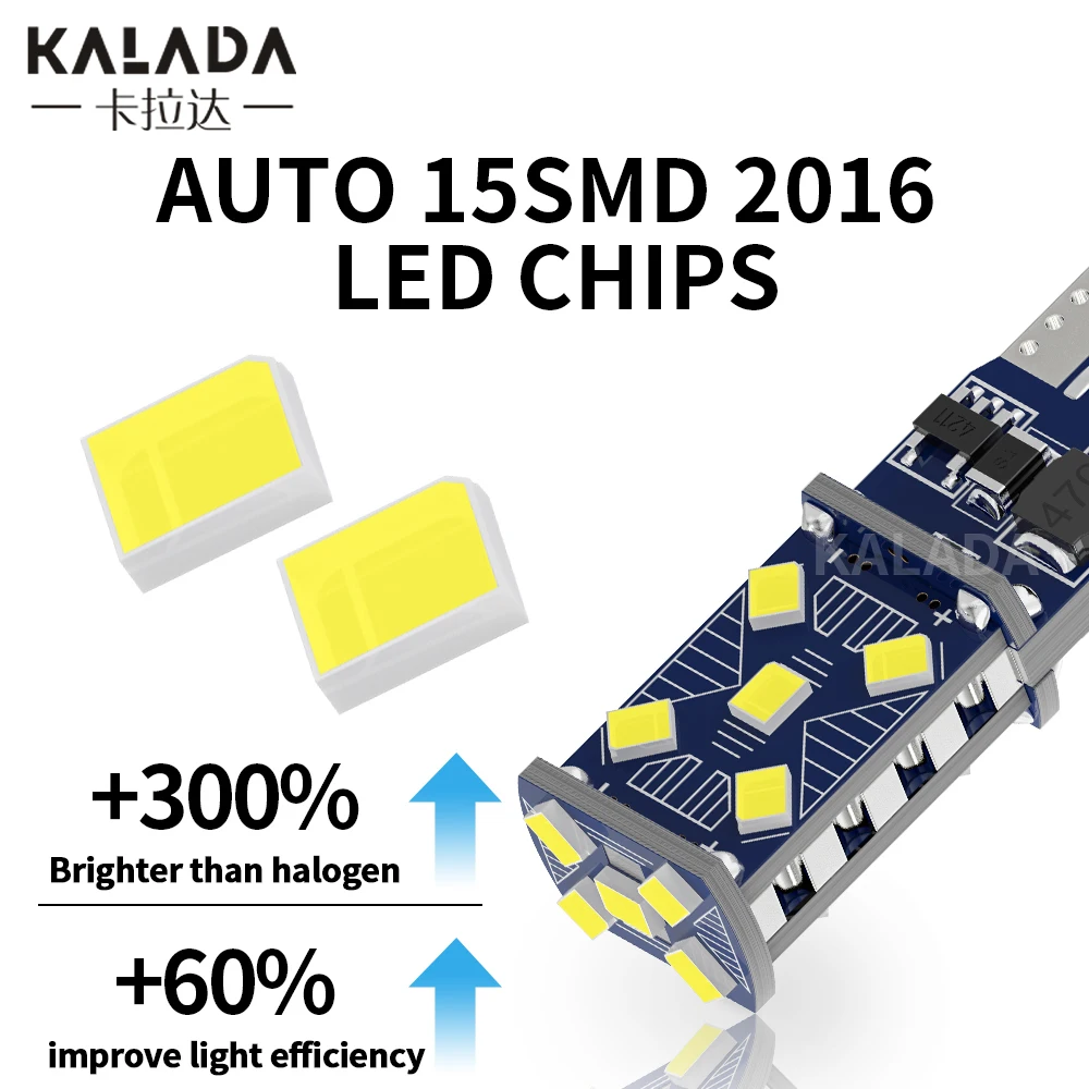 2x Canbus T10 W5W светодиодный ные лампы 2016 15 SMD габарисветильник Огни Авто Клин боковой